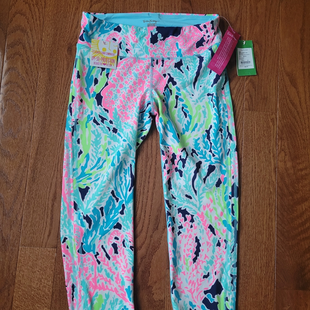 Lilly Pulitzer Luxletic Leggings NwT, Size M - Picture 2 of 2